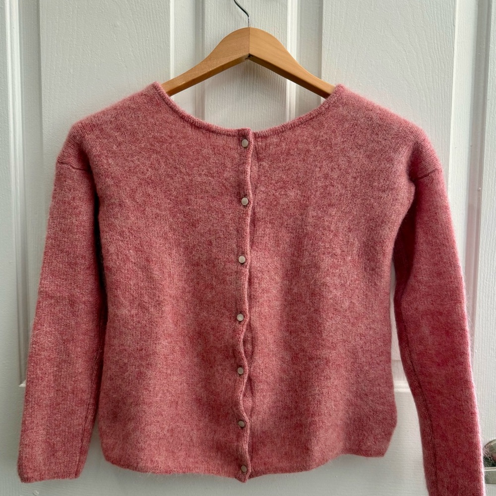 Sézane Gaspard Cardigan in Rosewood
